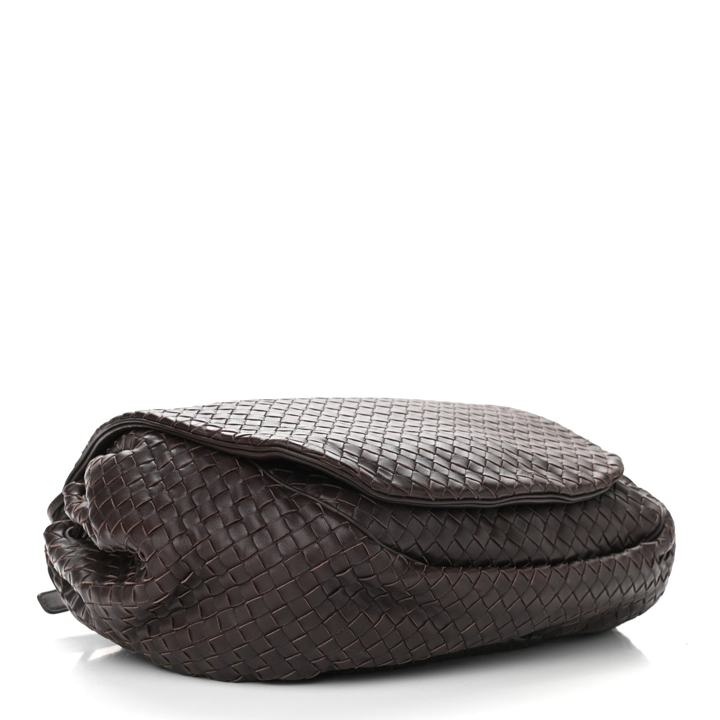 Nappa Intrecciato Messenger Bag Ebano