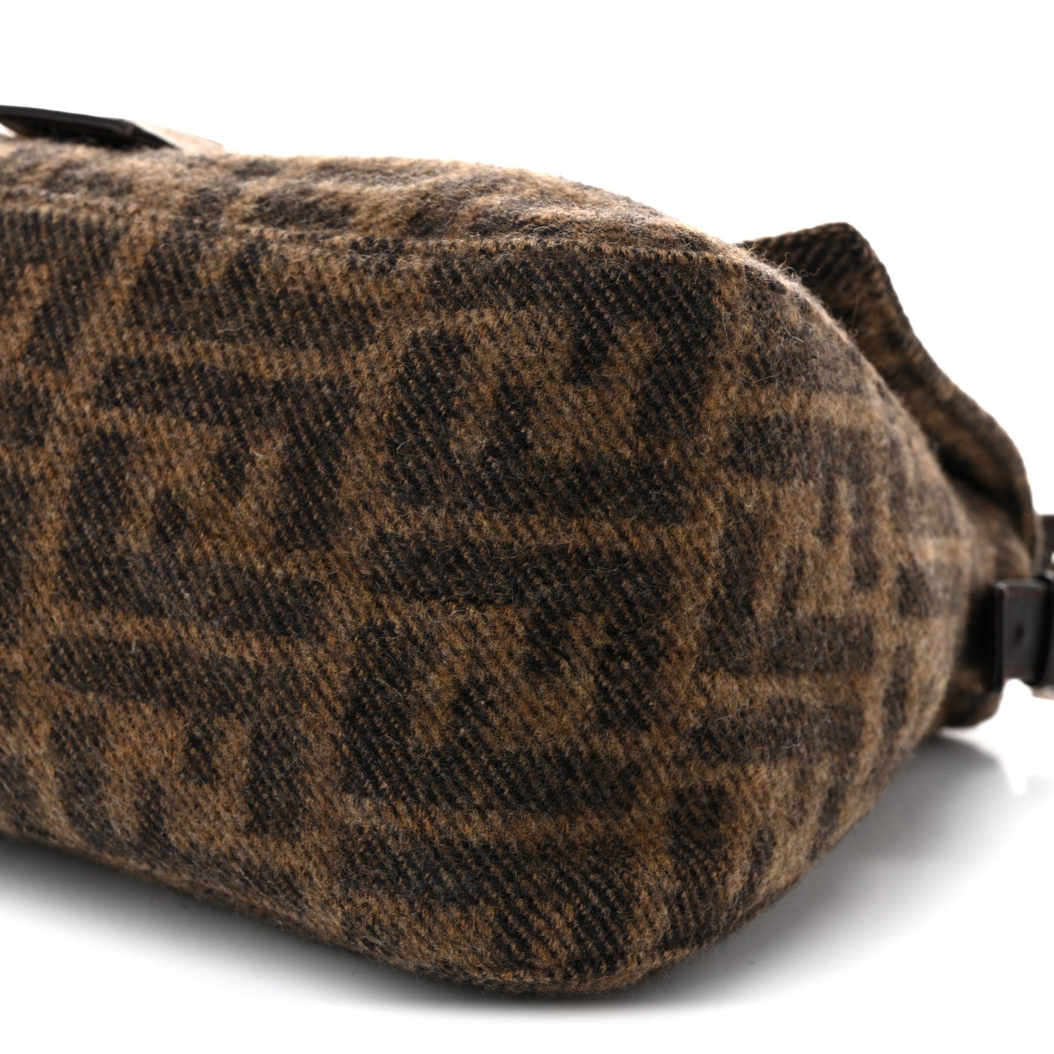 Fendi Wool Zucca Mama Baguette Tobacco 10 of 10