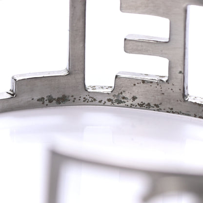 Chanel Ruthenium Logo Cuff Bracelet 5 of 5