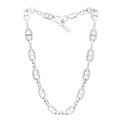 Hermes Sterling Silver Chaine D'Ancre Necklace PM 3 of 5