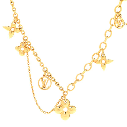 Louis Vuitton Metal Blooming Supple Necklace Gold 4 of 8