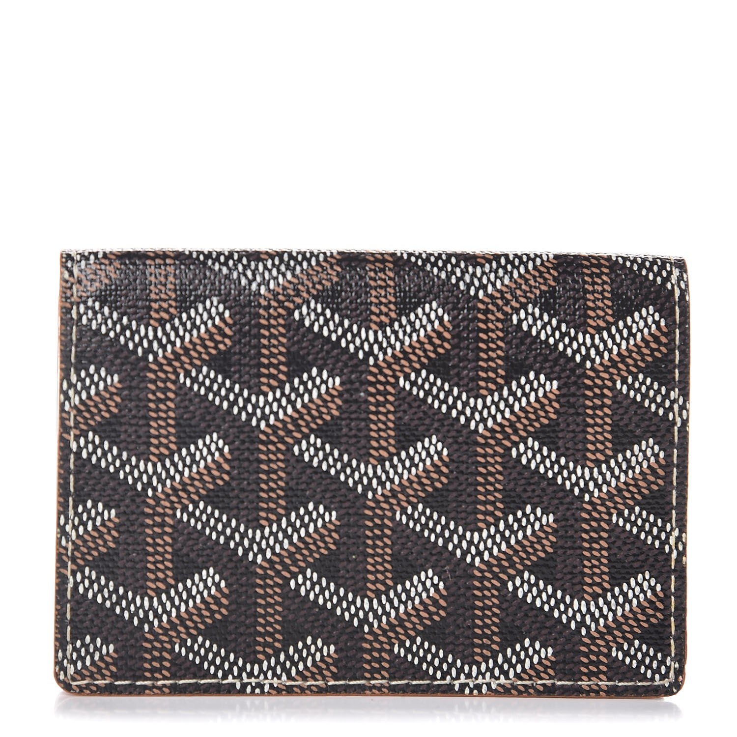 Goyard Goyardine Business Card Holder Black Gold 1 of 7