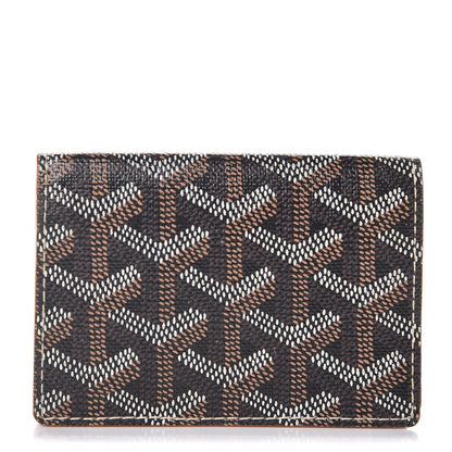 Goyard Goyardine Business Card Holder Black Gold 1 of 7