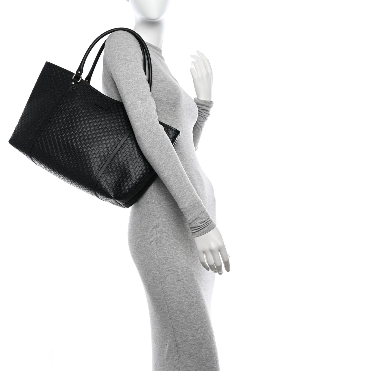 Microguccissima Medium Joy Tote Black