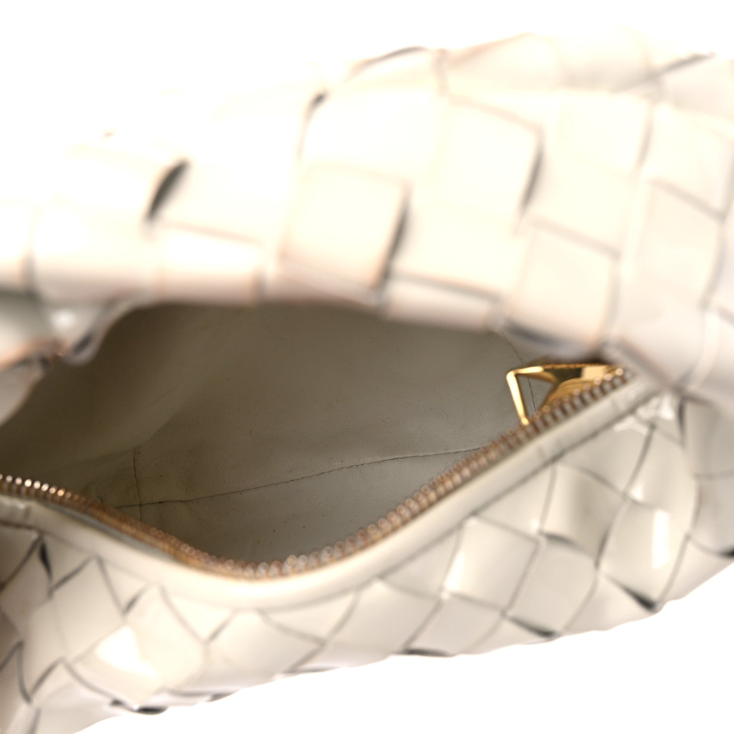 Bottega Veneta Patent Nappa Intrecciato Mini Jodie White 5 of 12