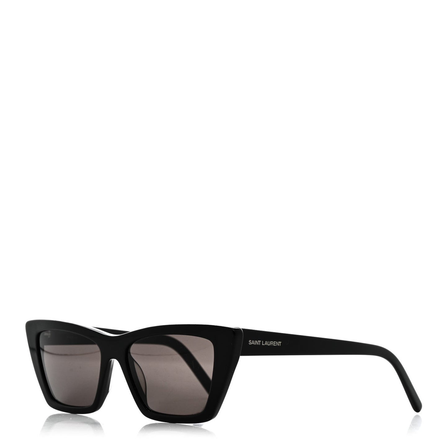 Acetate Mica Cat Eye Sunglasses SL 276 Black