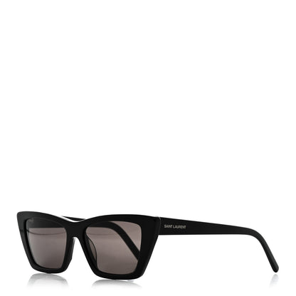 Saint Laurent Acetate Mica Cat Eye Sunglasses SL 276 Black 1 of 6
