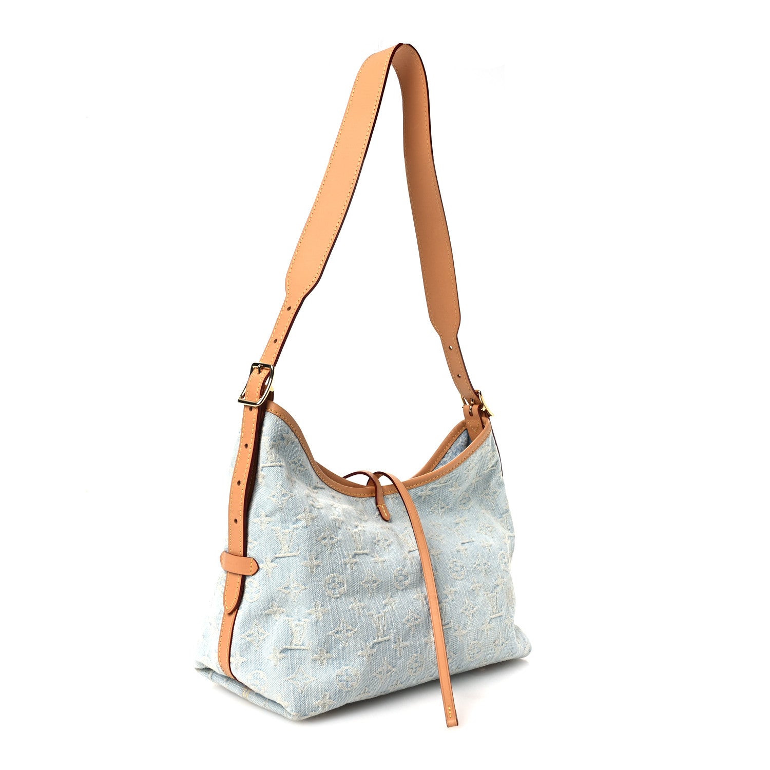 Louis Vuitton Monogram Denim CarryAll PM Sky Blue 1894286
