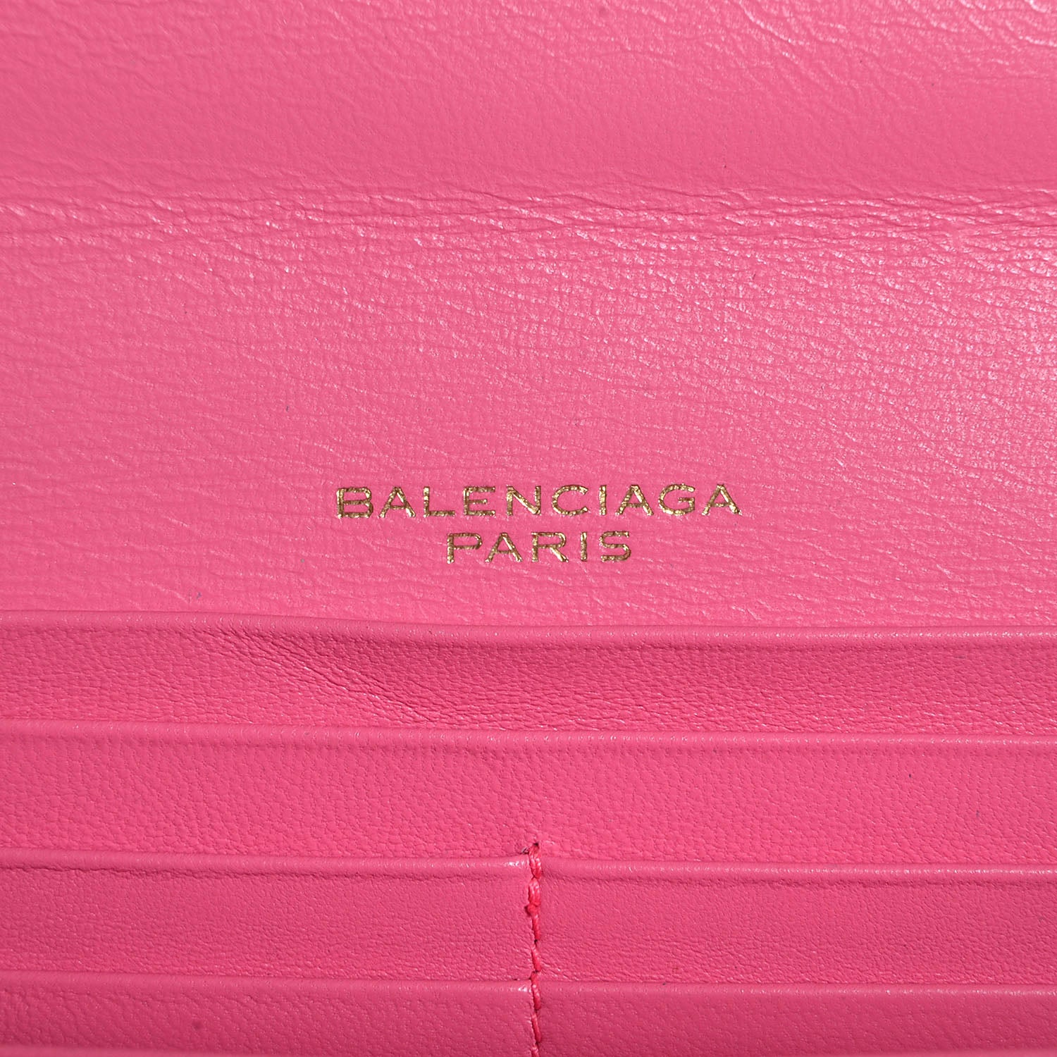 Balenciaga Calfskin Papier Platre Money Wallet Framboise 6 of 20