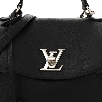 Louis Vuitton Calfskin Lockme Ever BB Black 7 of 18