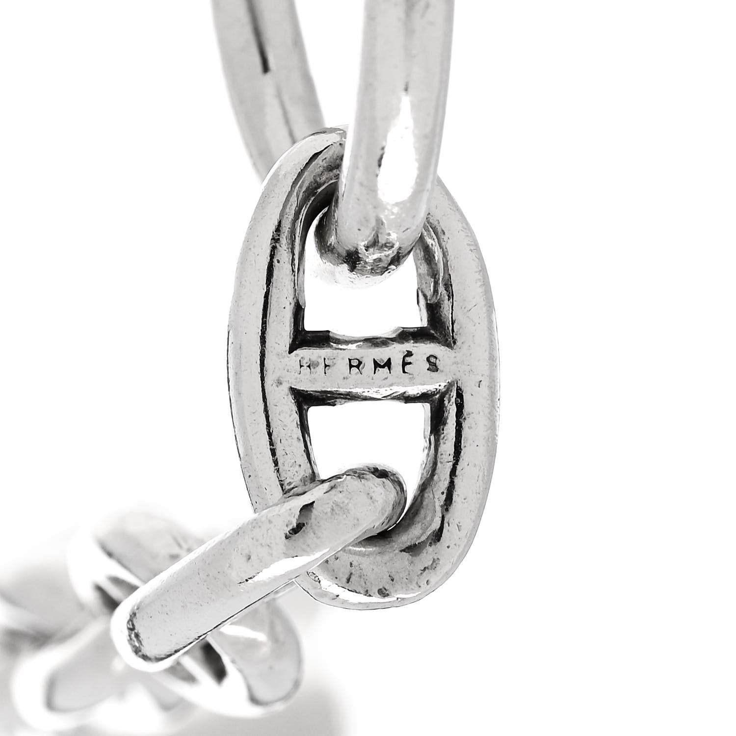 Hermes Sterling Silver PM Chaine D'Ancre Bracelet 3 of 4