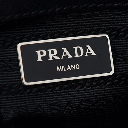 Prada Tessuto Nylon Saffiano Weekender Black 5 of 8