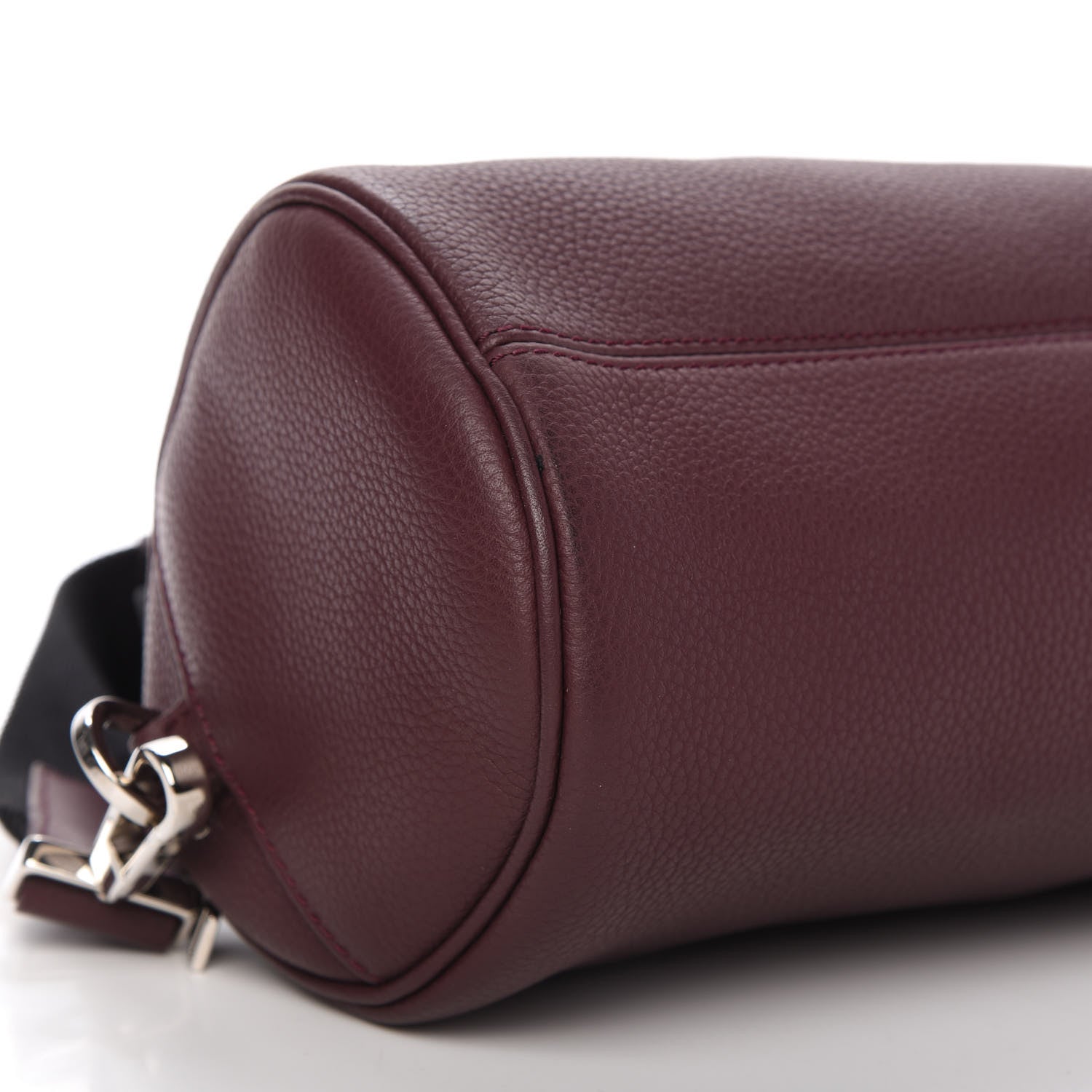 Christian Dior HOMME Grained Calfskin Mens Roller Pouch Burgundy 8 of 9