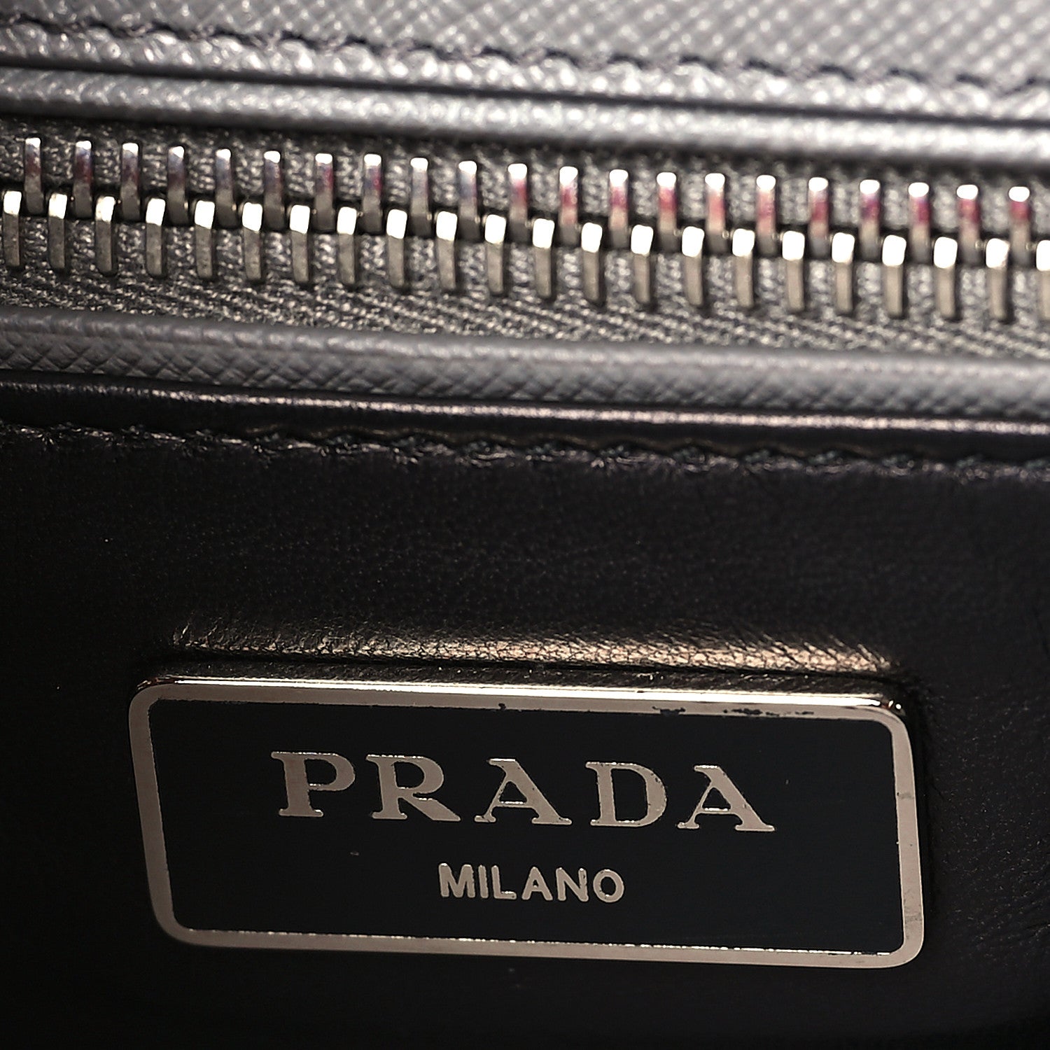 Prada Saffiano Soft Stitched Sound Shoulder Bag Marmo 6 of 9