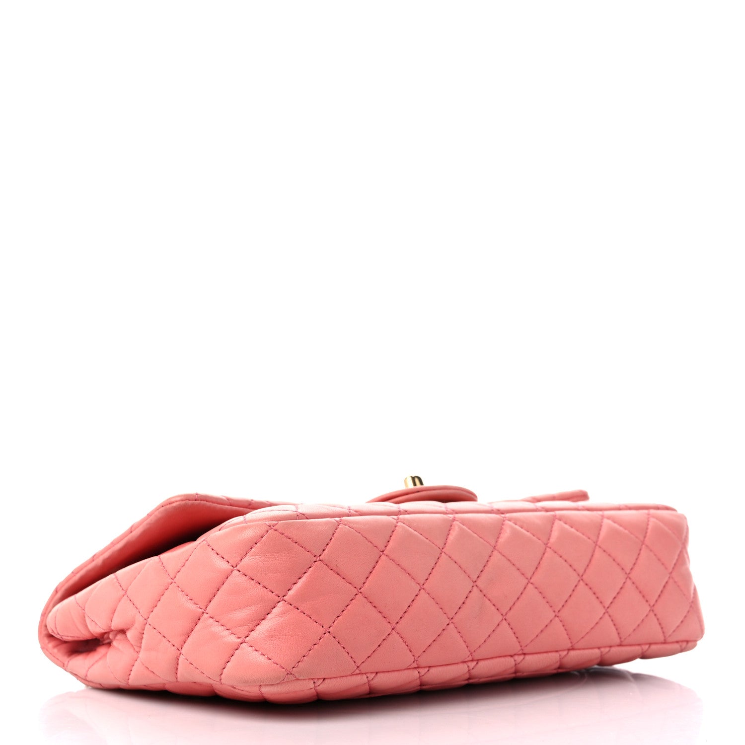 Chanel Lambskin Quilted Valentine Charms Medium Single Flap Pink 4 of 17