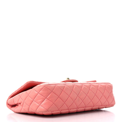Chanel Lambskin Quilted Valentine Charms Medium Single Flap Pink 4 of 17