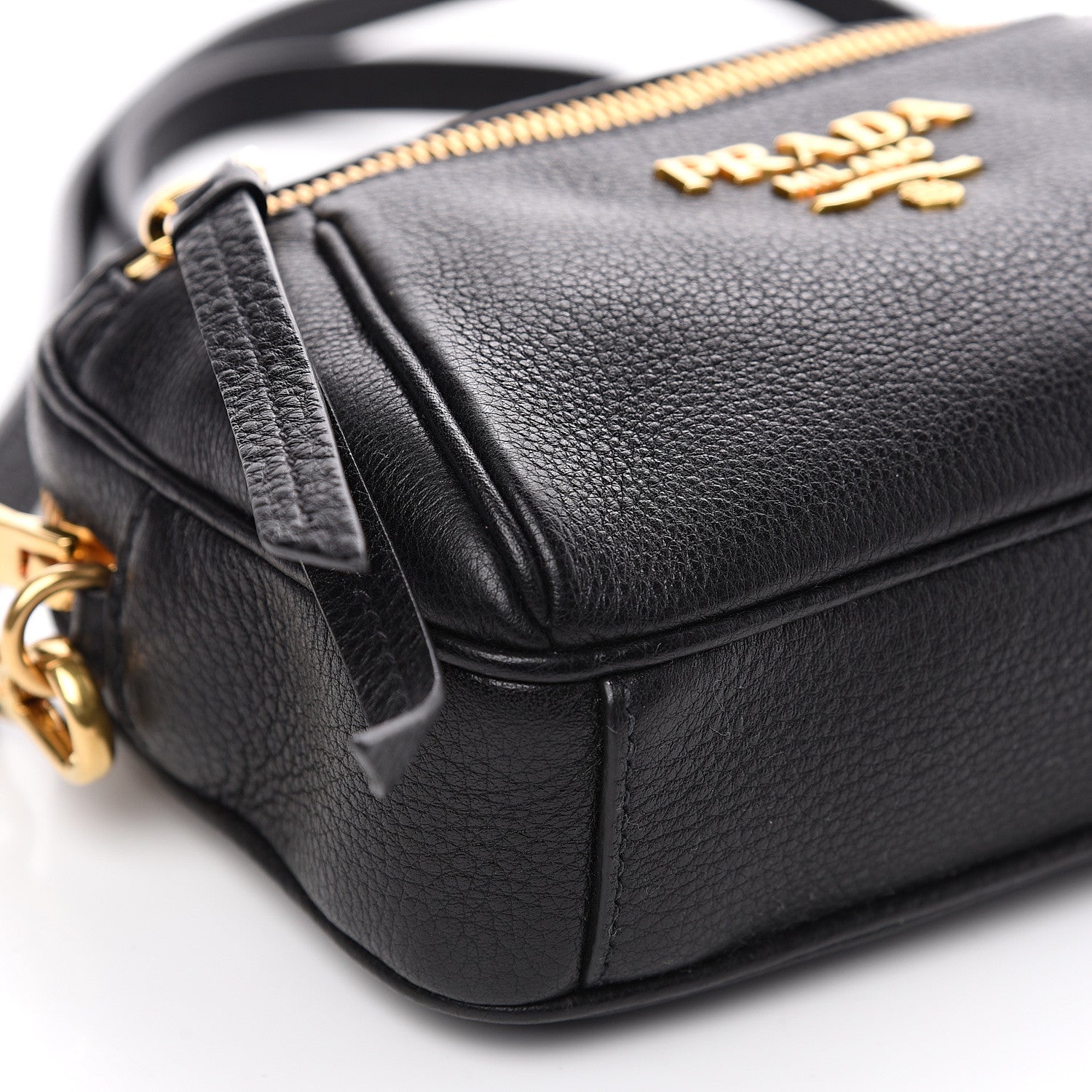 Prada Vitello Daino Belt Bag Black 7 of 8