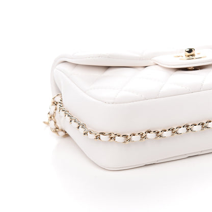 Chanel Lambskin Quilted Small My Precious Flap White 7 of 10
