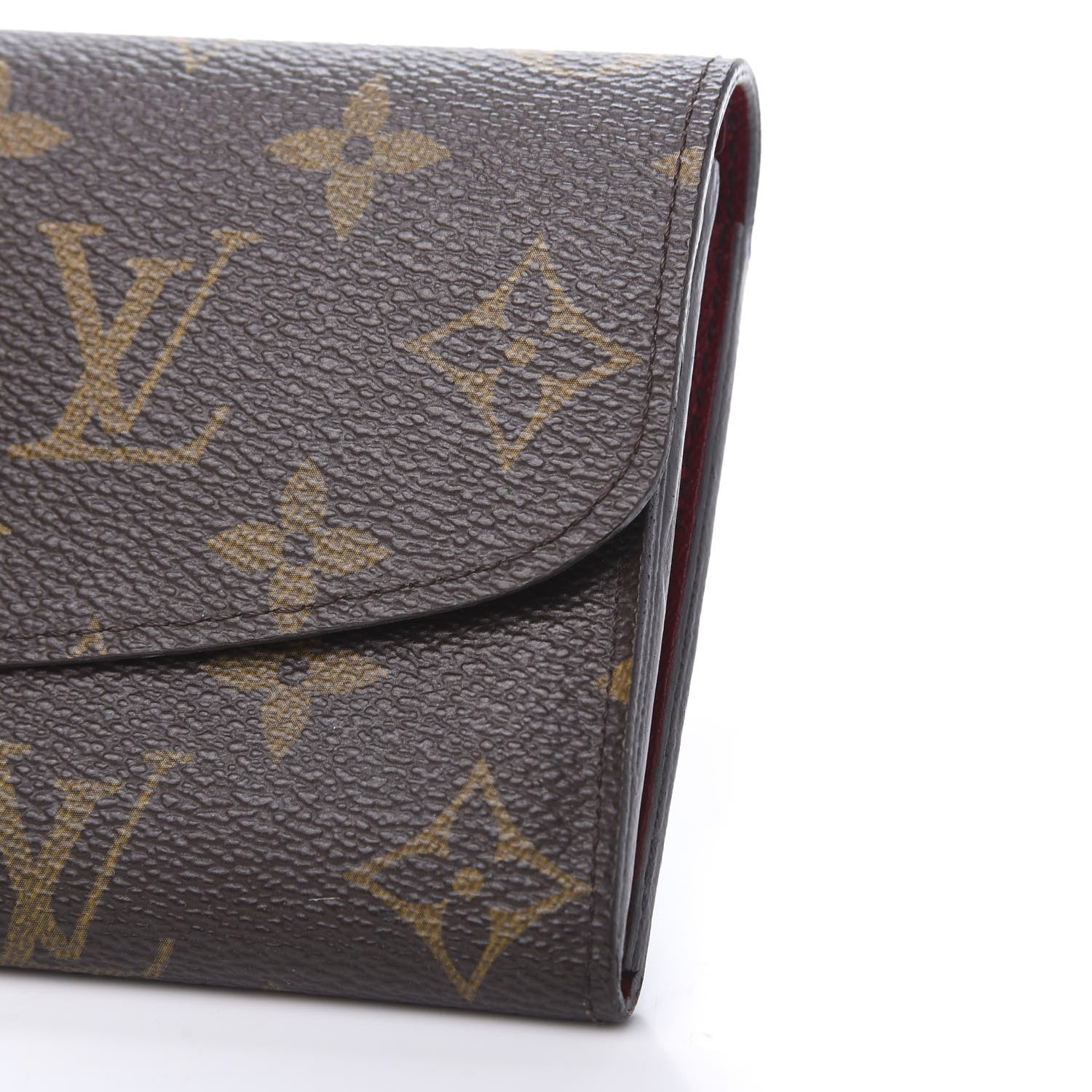 Louis Vuitton Monogram Emilie Wallet Red 8 of 11