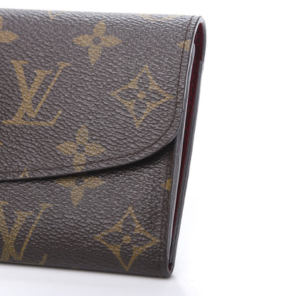 Louis Vuitton Monogram Emilie Wallet Red 8 of 11