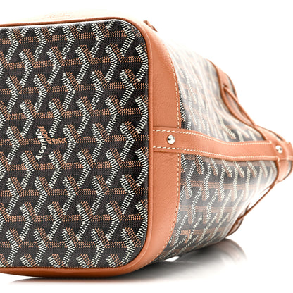 Goyard Goyardine Petit Flot Bucket Bag PM Black Gold 10 of 12