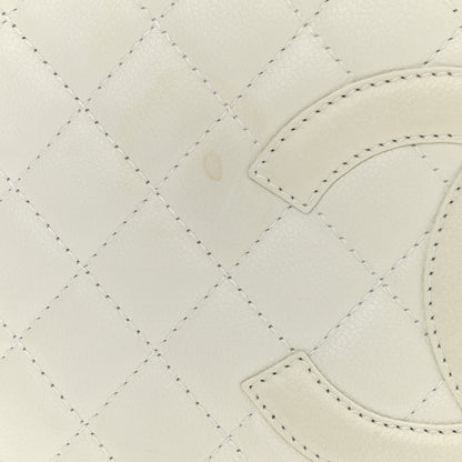 Chanel Caviar Quilted Grand Shopping Tote GST White 13 of 16