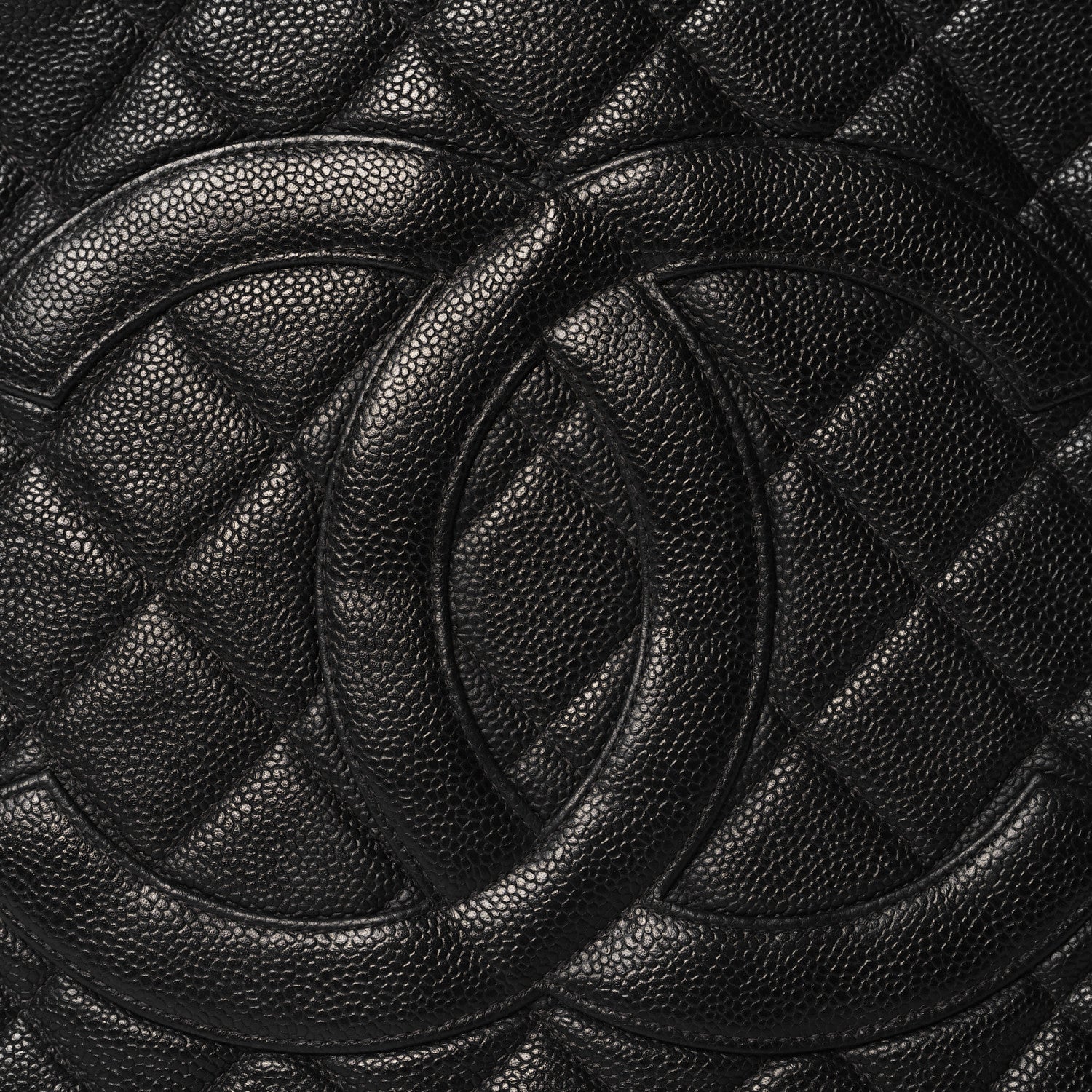 Chanel Caviar Quilted Medallion Tote Black 8 of 10