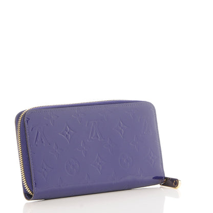 Louis Vuitton Vernis Zippy Wallet Blueberry 3 of 7
