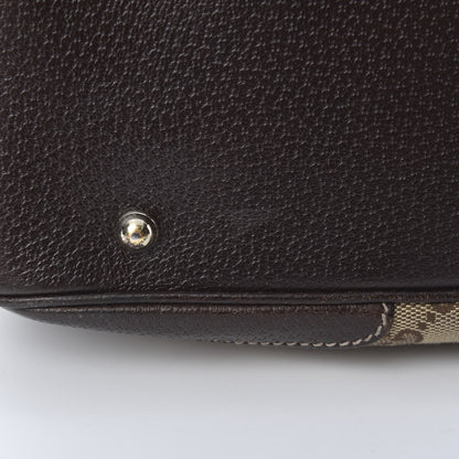 Gucci Monogram Bamboo Boston Dark Brown 12 of 13