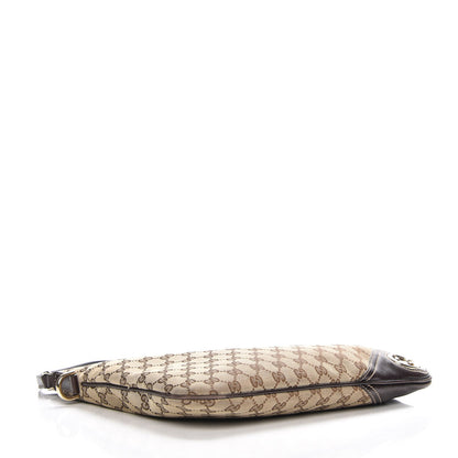 Gucci Monogram Medium New Britt Hobo Dark Brown 4 of 10