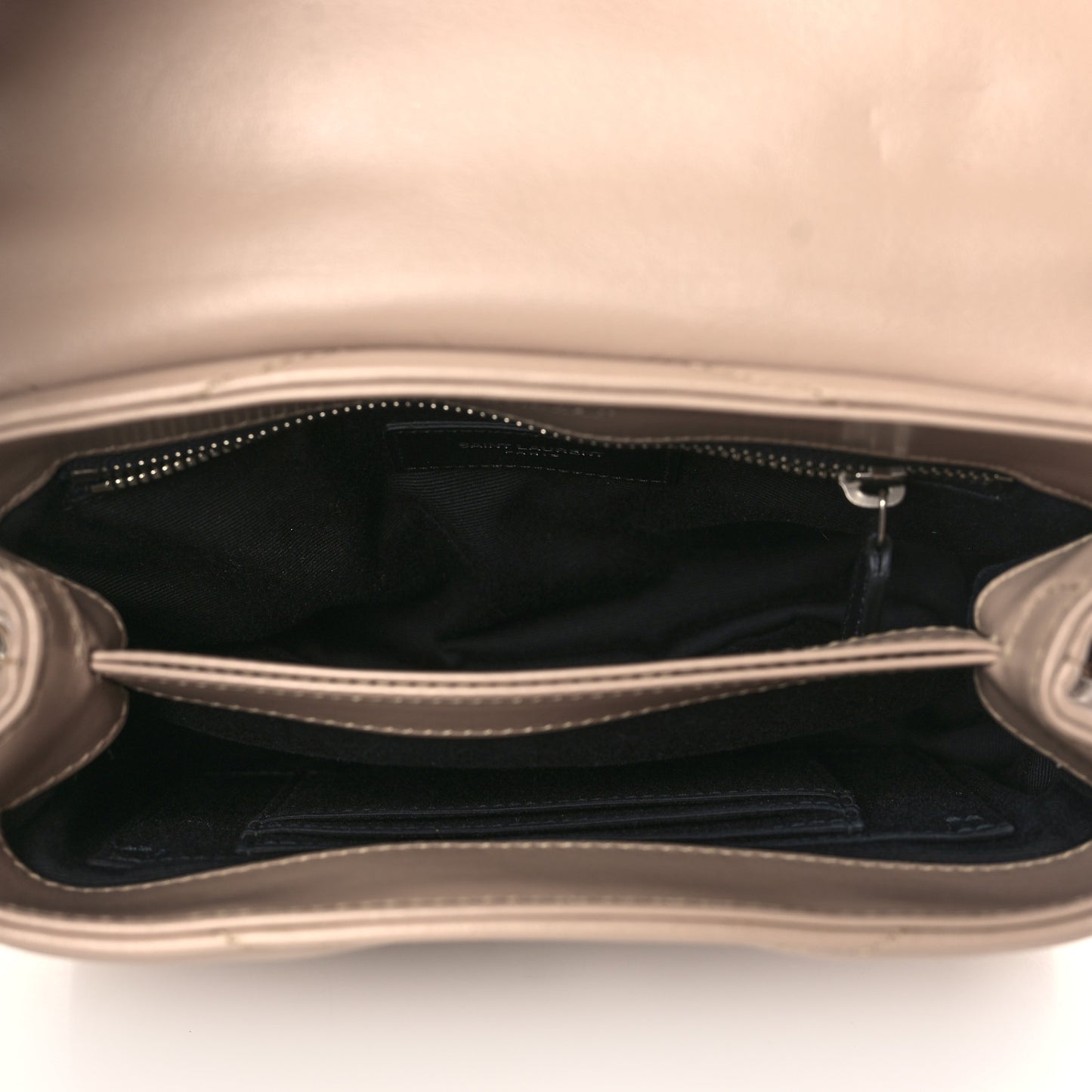 Calfskin Y Quilted Monogram Toy Loulou Satchel Latte