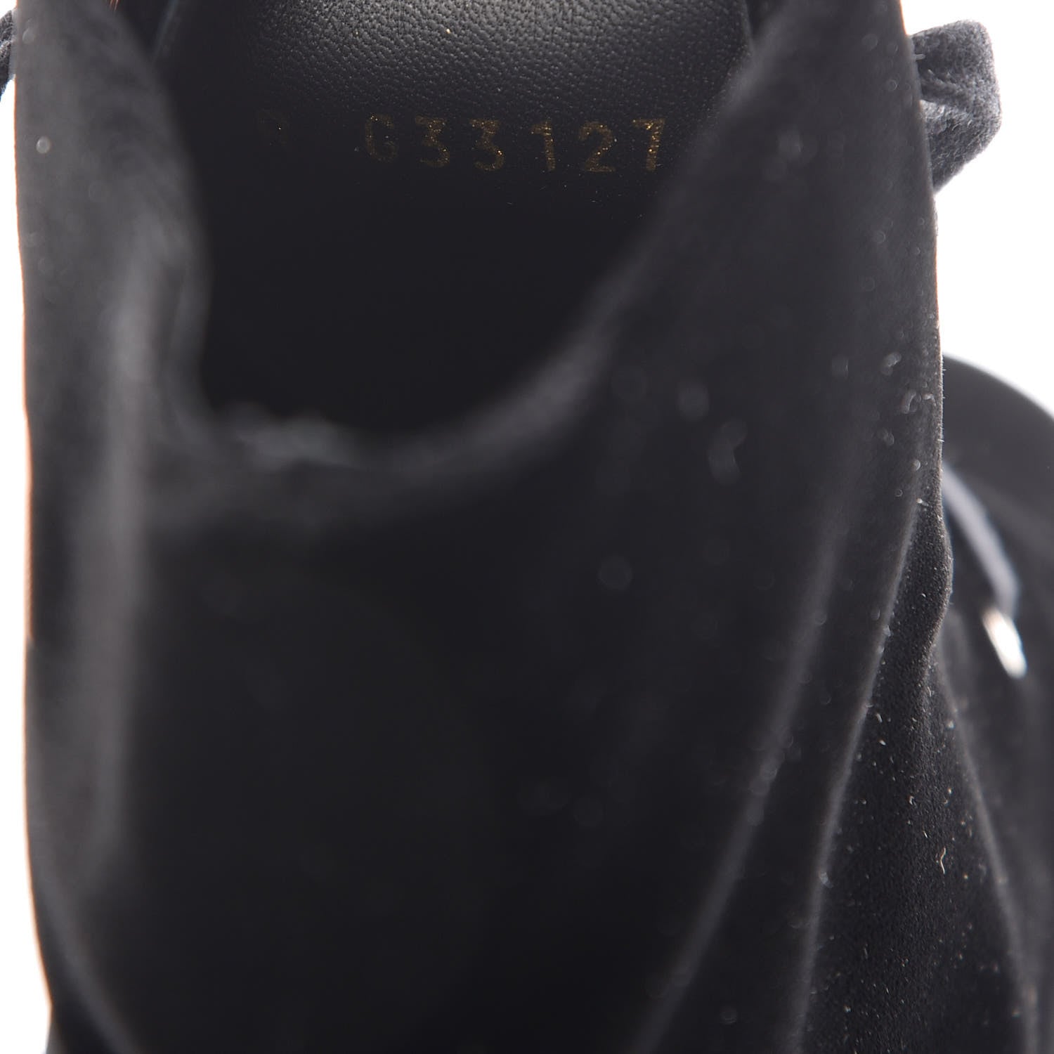 Chanel Velvet CC Lace Up Boots 40 Black 8 of 9