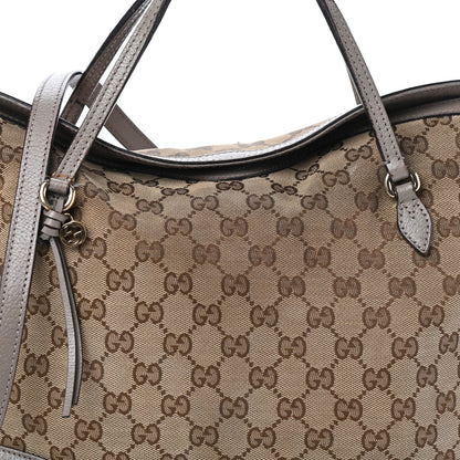 Gucci Monogram Medium Bree Foldover Tote Beige 7 of 9