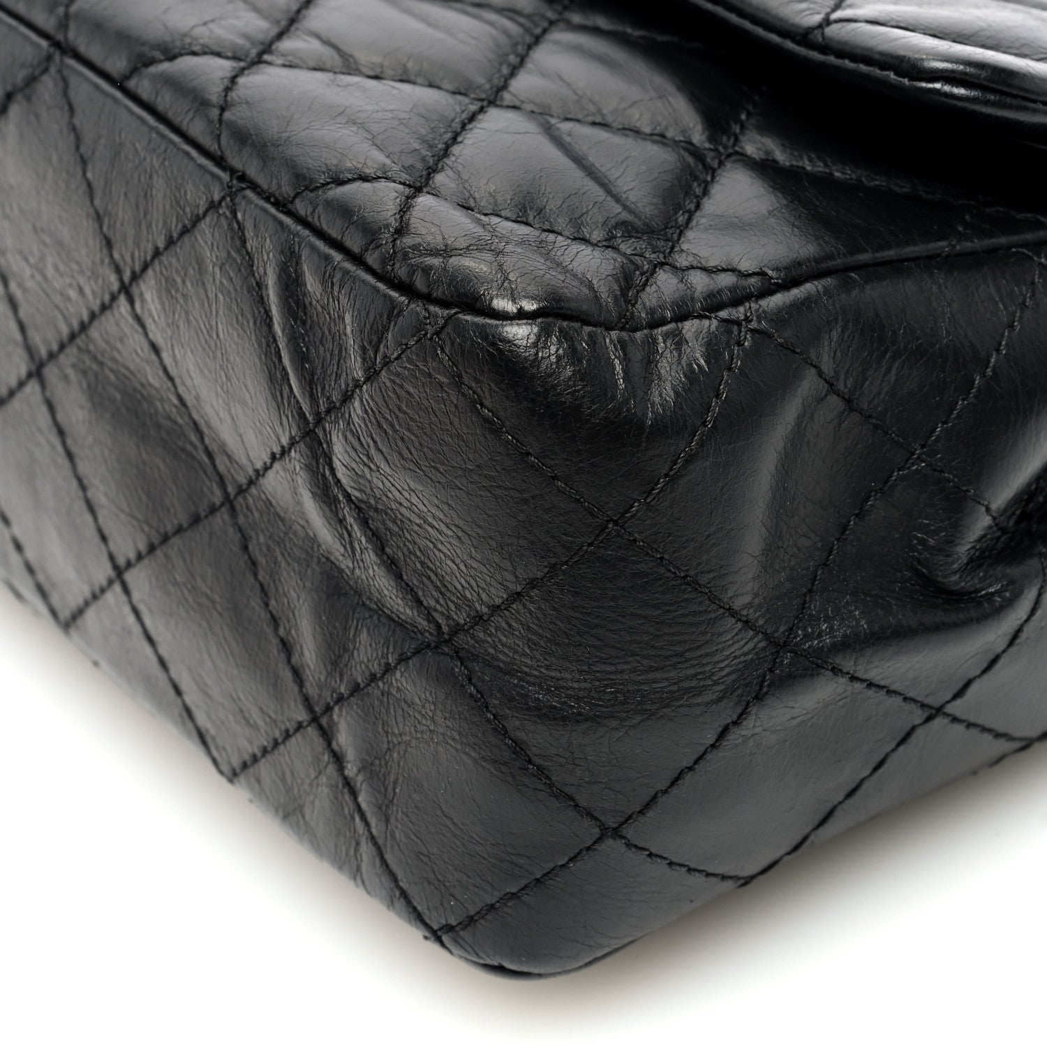 Chanel Aged Calfskin Quilted 2.55 Reissue 227 Flap Black 9 of 9