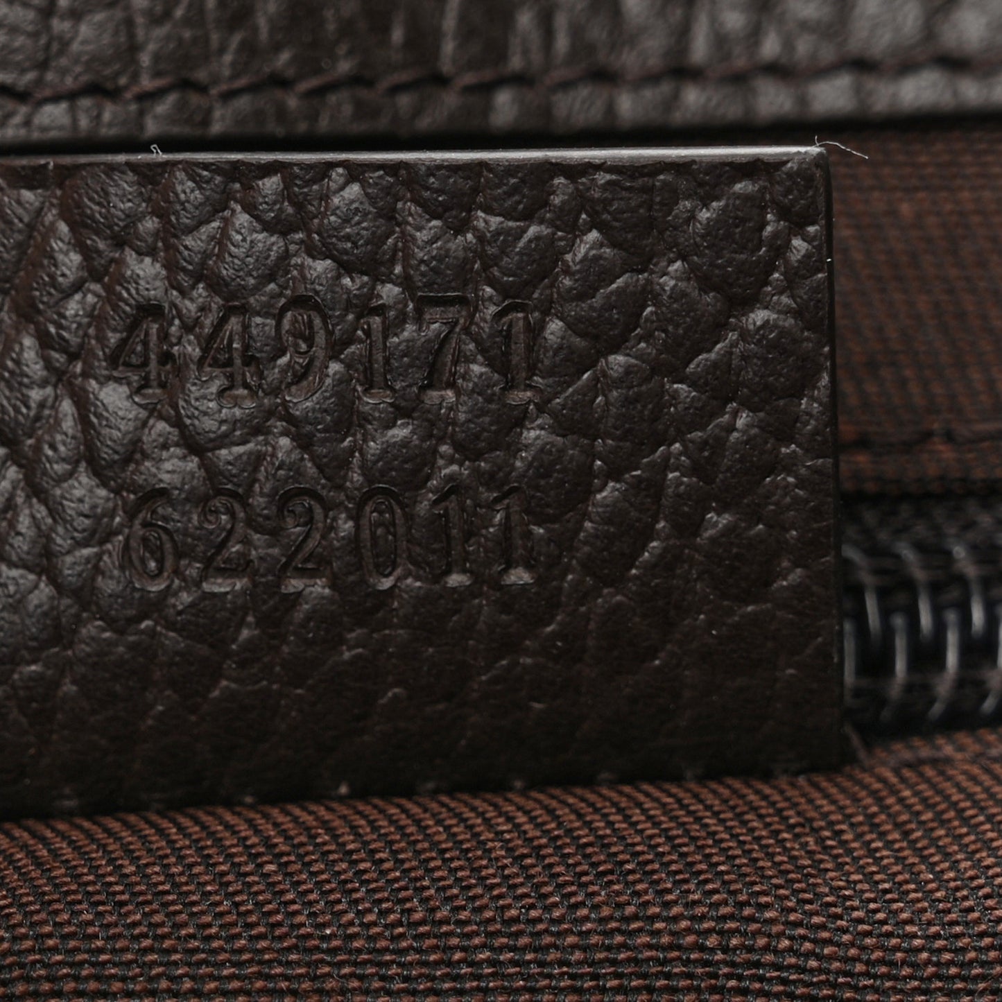 Monogram Large Flap Messenger Bag Beige Dark Brown