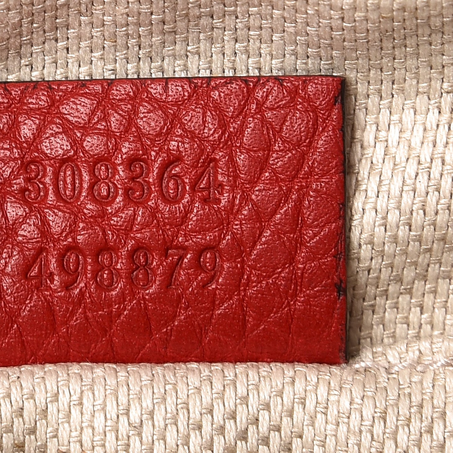Pebbled Calfskin Small Soho Disco Bag Vibrant Red