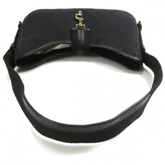 Monogram Shoulder Bag Black