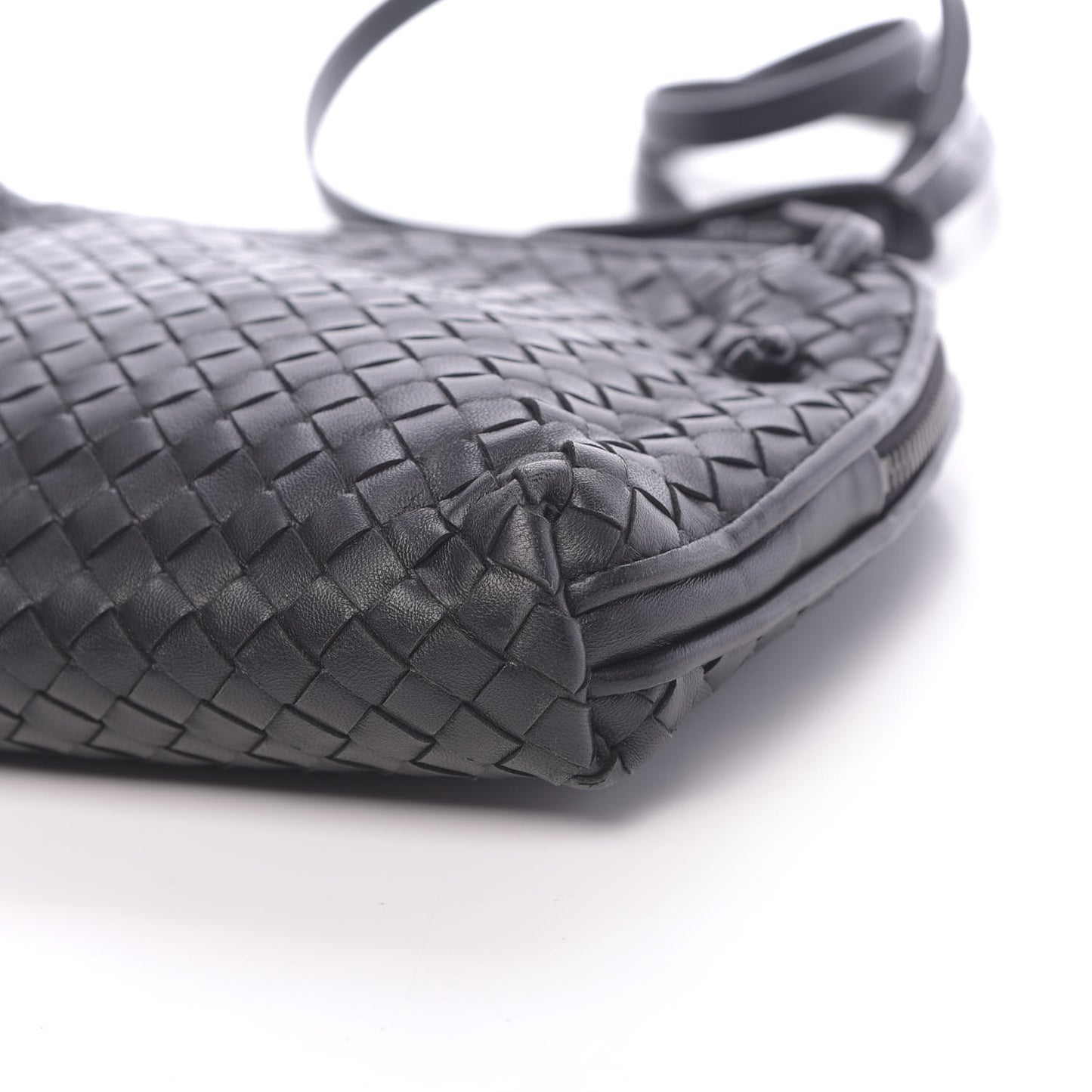 Nappa Intrecciato Nodini Bag Black