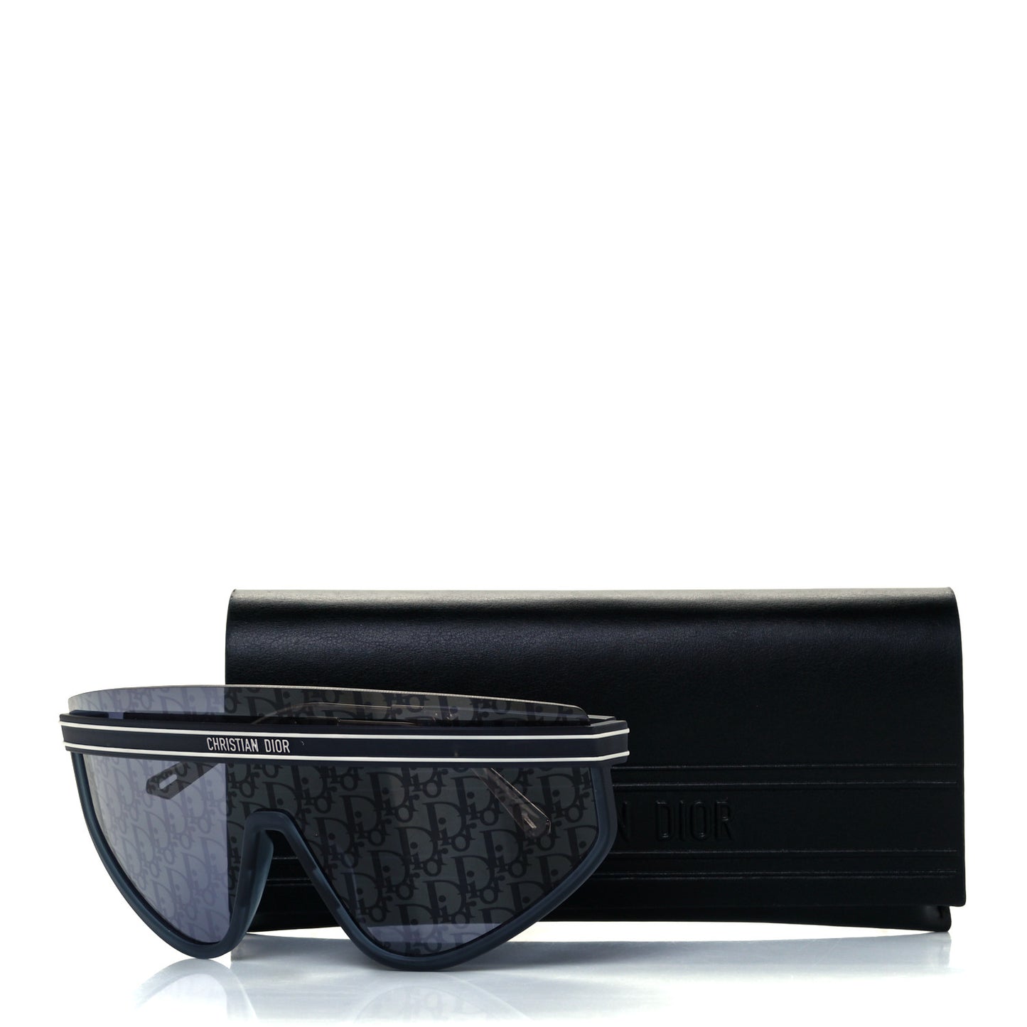 Oblique Mask DiorClub M2U Sunglasses Translucent Blue