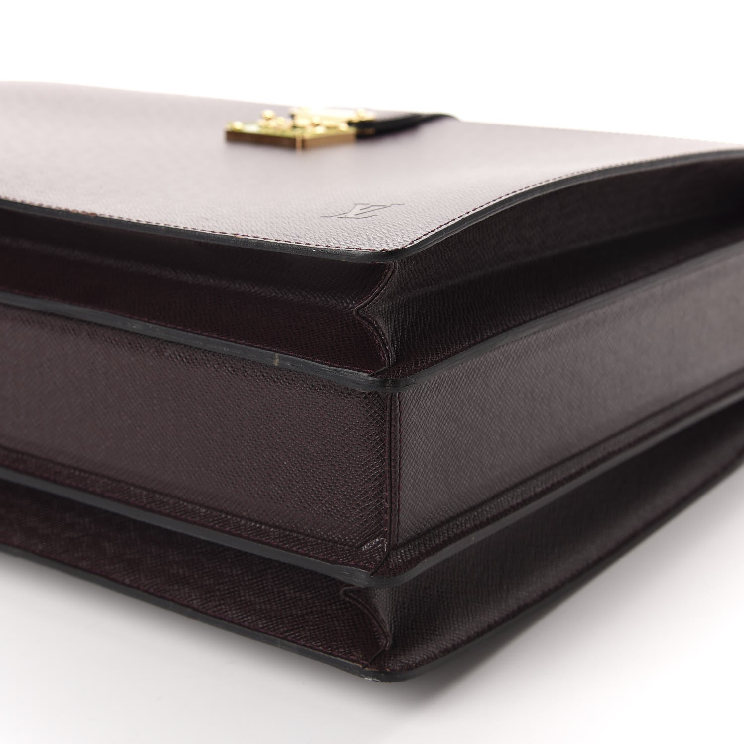 Louis Vuitton Taiga Pilot Case Oural Briefcase Acajou 9 of 10