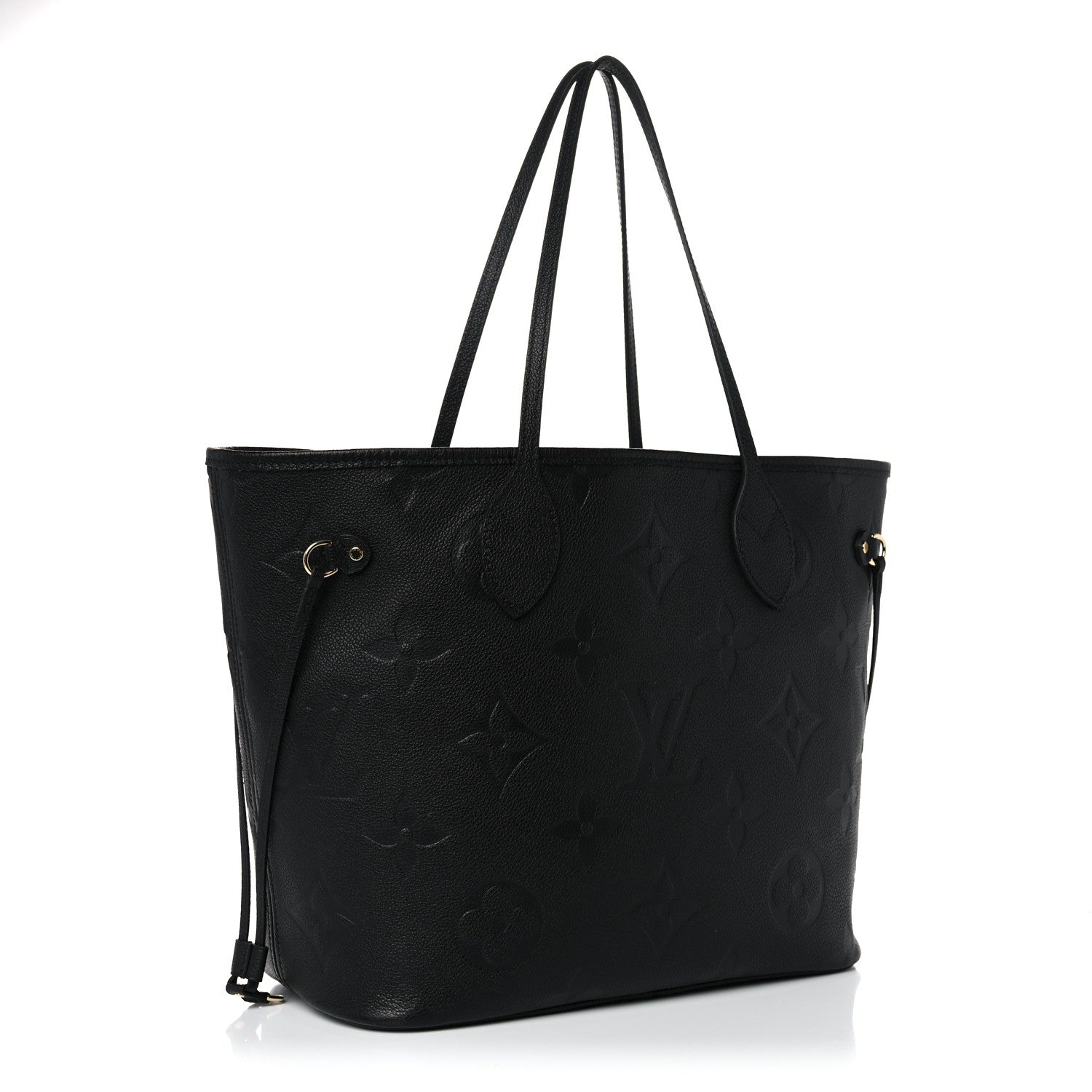 Louis Vuitton Empreinte Monogram Giant Neverfull MM Black 4 of 13