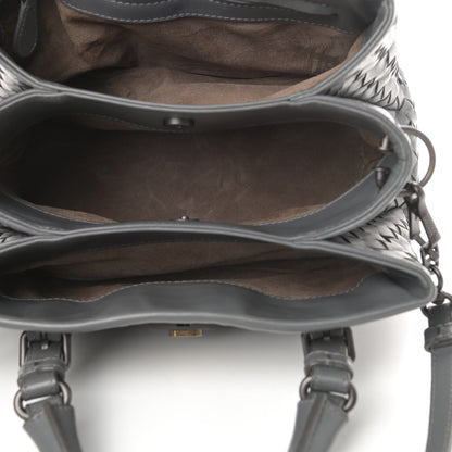 Bottega Veneta Calfskin Intrecciato Mini Roma Grey 5 of 11