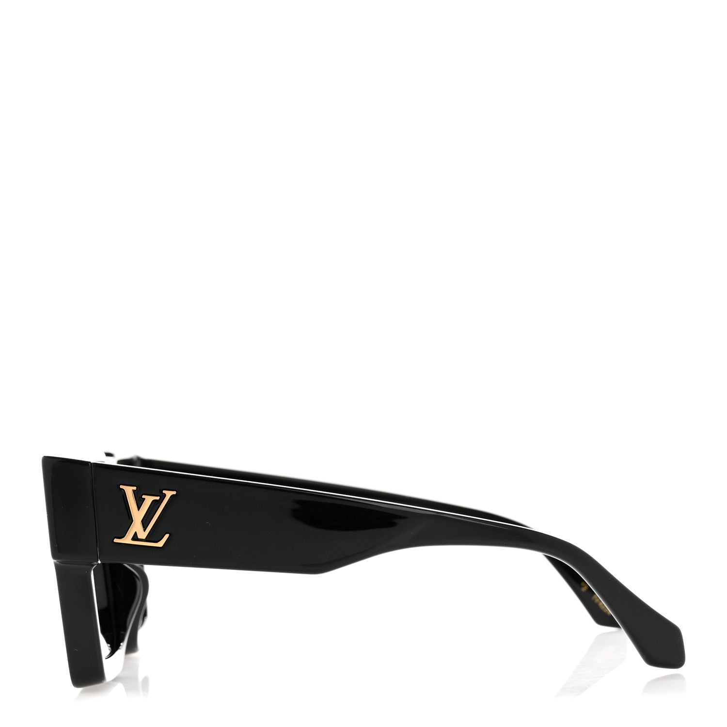 Louis Vuitton Acetate Swarovski Crystal Cyclone Sunglasses Z1578W Black 3 of 10