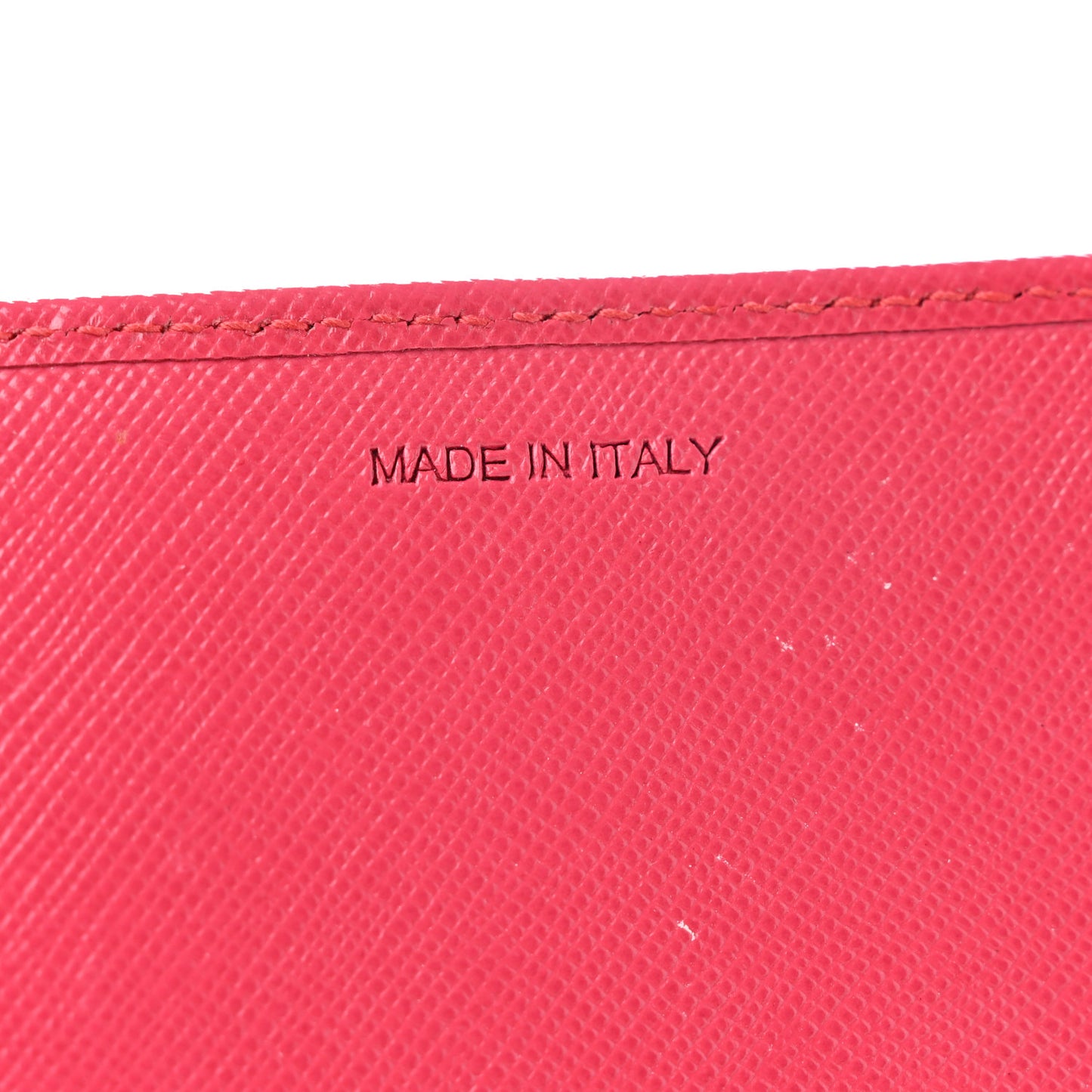 Saffiano Metal Continental Flap Wallet Peonia
