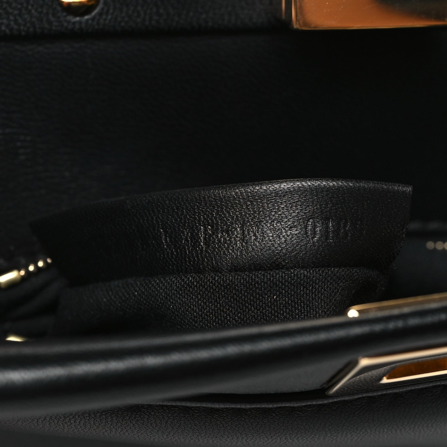 Nappa Mini Peekaboo Iconic Satchel Black
