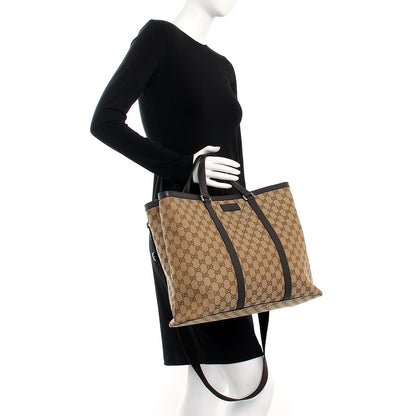 Gucci GG Monogram Large Joy Tote Bag Dark Brown 3 of 10