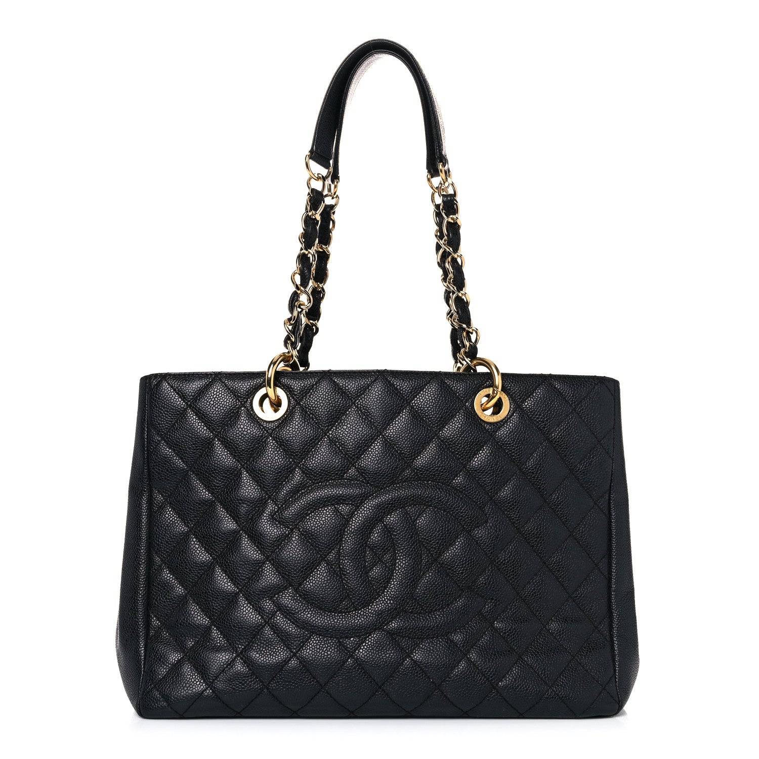 Chanel Caviar Quilted Grand Shopping Tote GST Black 1 of 20