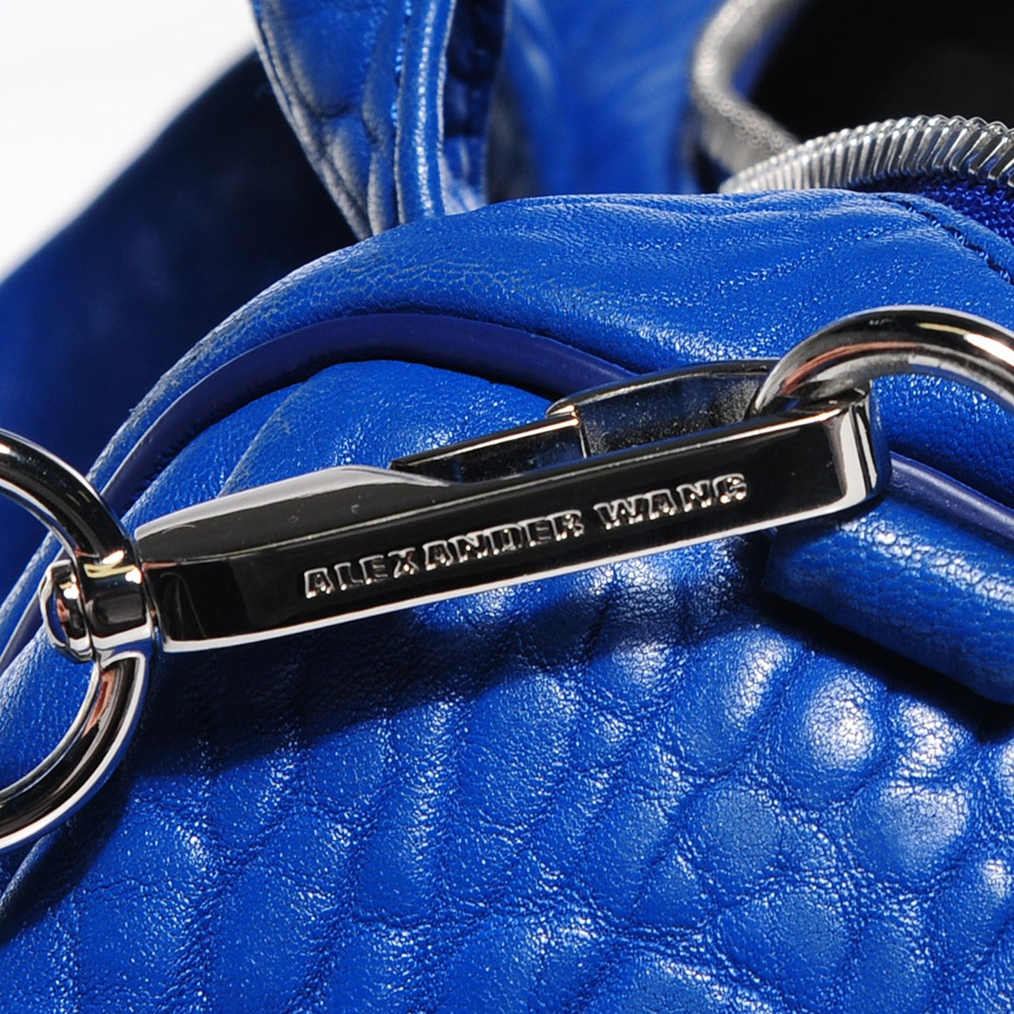 Pebbled Lambskin Rockie Royal Blue