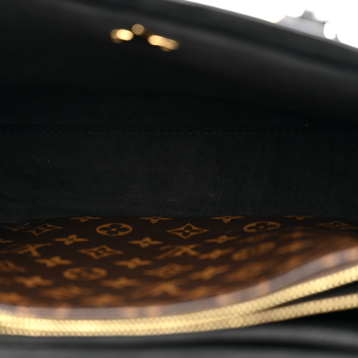 Louis Vuitton Monogram Flower Tote Black 4 of 11