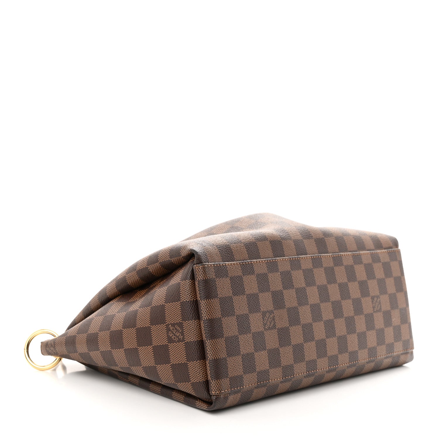 Louis Vuitton Damier Ebene Odeon Tote MM Black 4 of 10